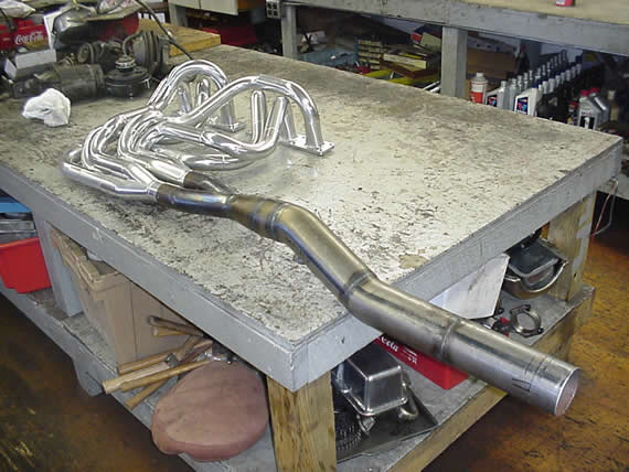 Jag exhaust and collector